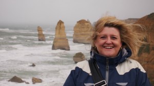 Cathryn at the 12 Apostles, Victoria