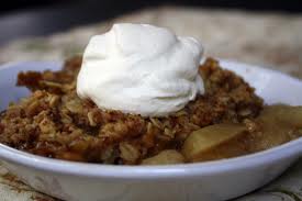 pear and ginger crumble