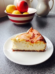 Slice of Jennie Jones's New York Cheesecake