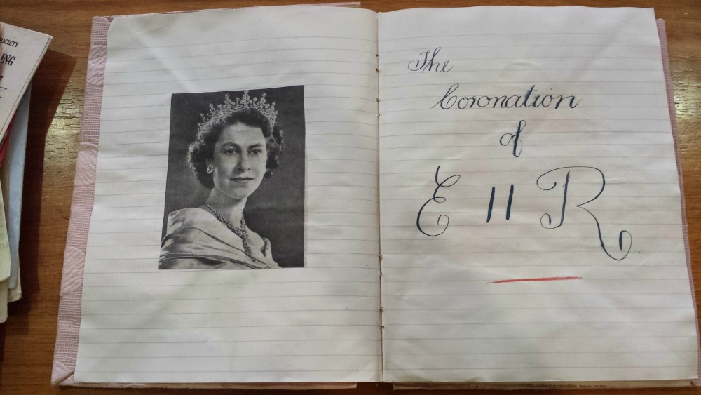 Coronation scrapbook