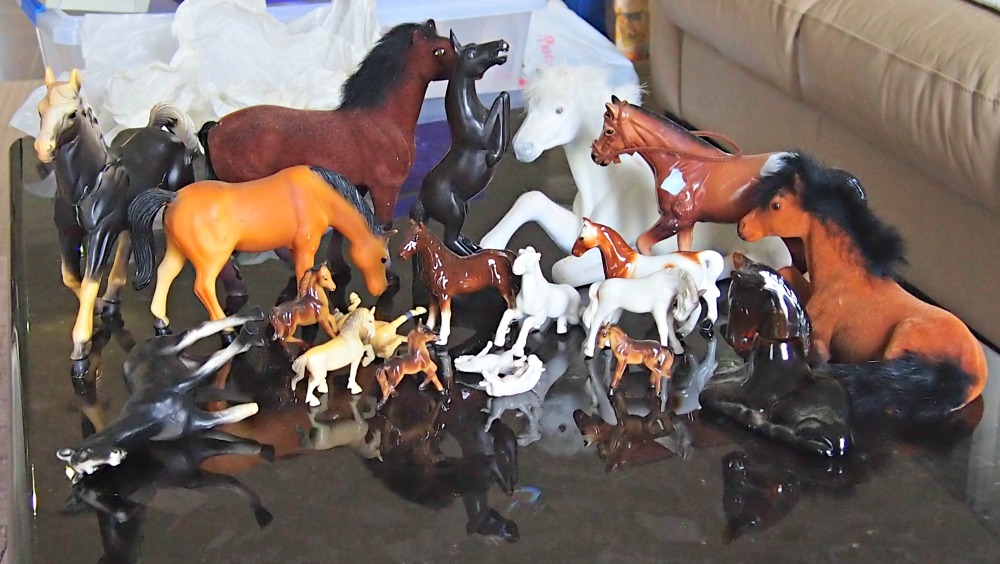 My collection of model horses.