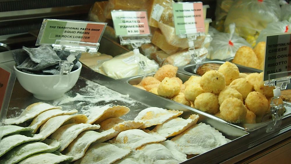 Pasta at Queen Victoria Market