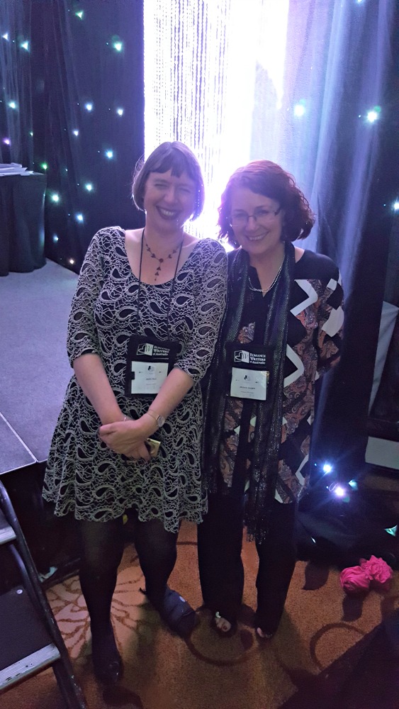 2016 RWA Awards Dinner - Annie West and Michelle Douglas