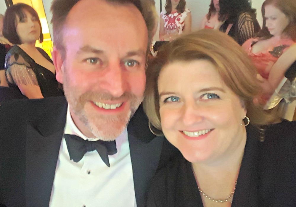 2016 RWA Awards Dinner - Me and James Kellow