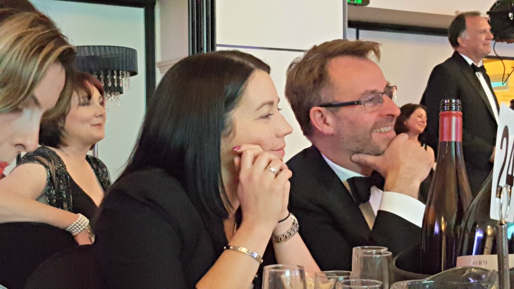 2016 RWA Awards Dinner - Rachael Johns and James Kellow