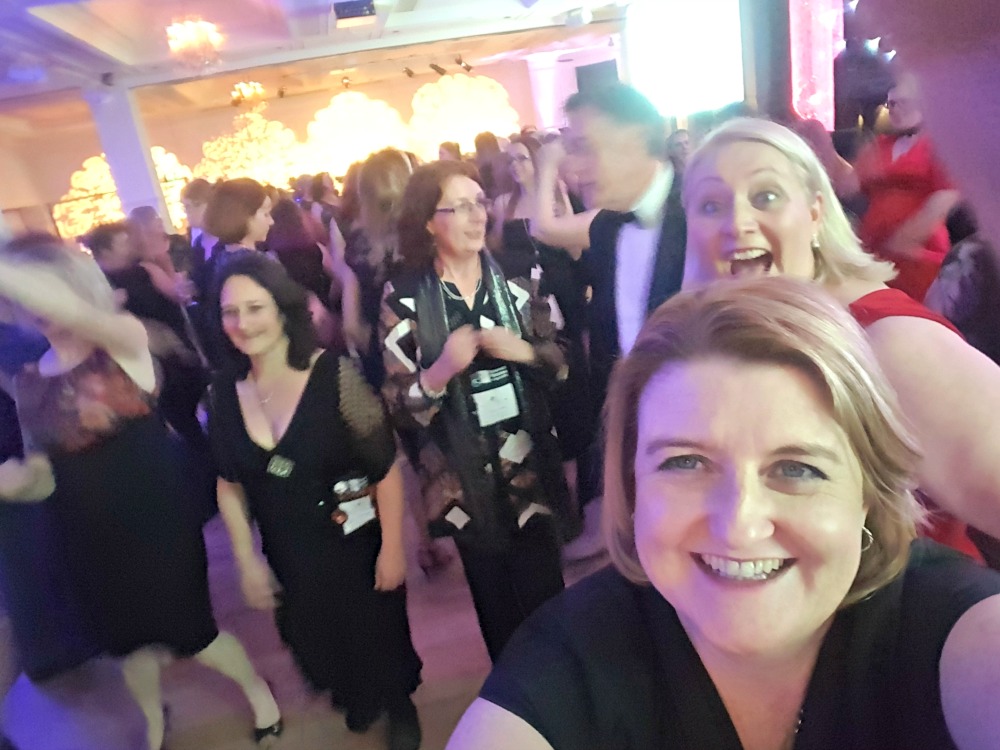 2016 RWA Awards Dinner - dancing and Shannon Curtis