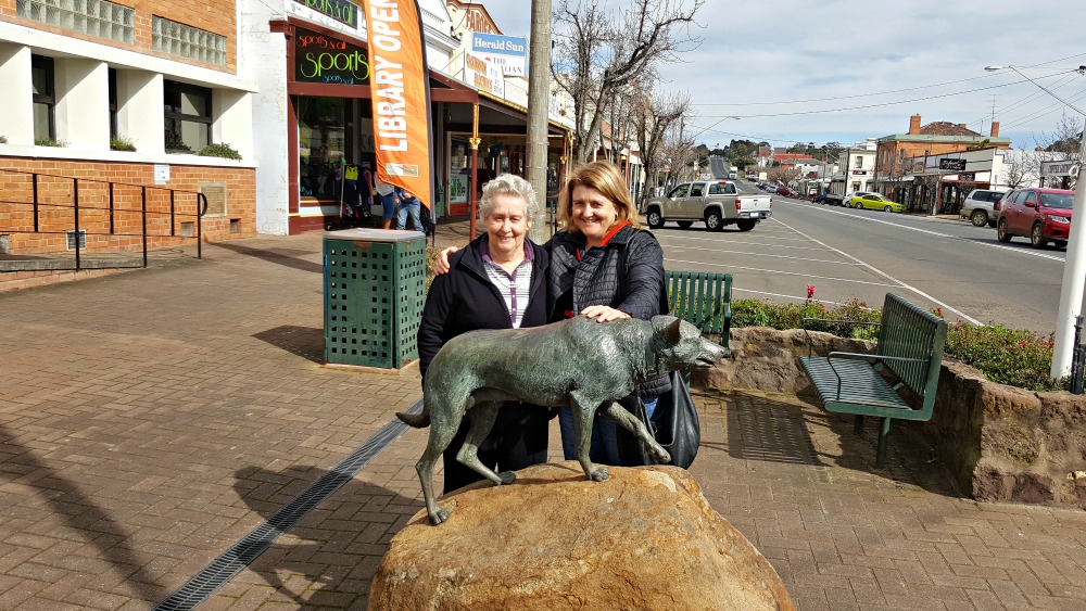 With Mum in Casterton