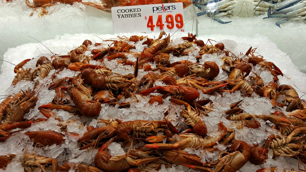 Cooked yabbies.