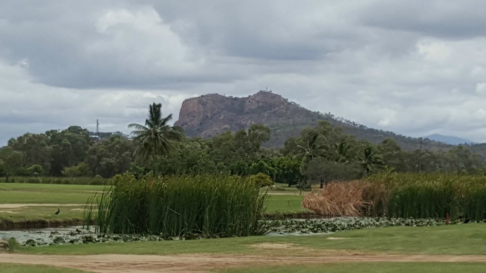 Castle Hill viewed from Rowes Bay Golf Club