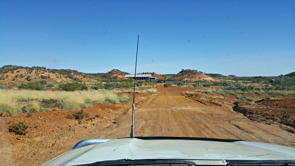 Arriving at Lark Quarry