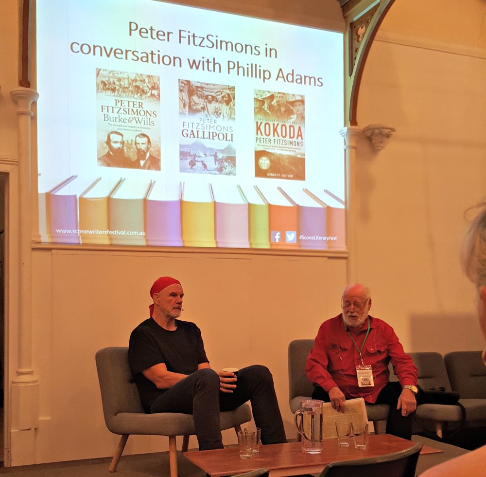 Peter FitzSimons and Phillip Adams