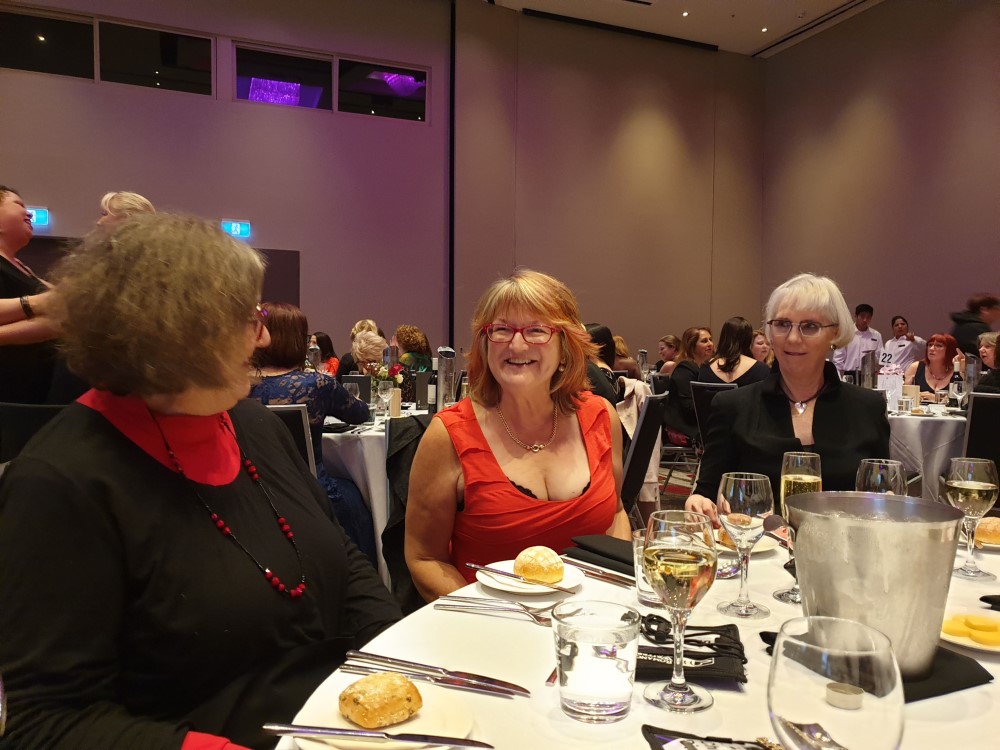 DB Tait, Trish Morey and Marion Lennox, 2019 Romance Writers of Australia conference