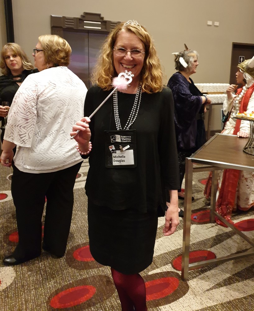 Author Michelle Douglas, 2019 Romance Writers of Australia conference